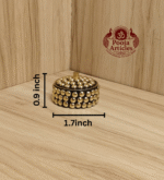 Buy Brass Sindoor Box 20g, 1.7" – Elegant Mini Vermilion Holder For Puja & Gifting