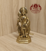 Exquisite Brass Murugan Idol Online – 800 grams, 6 Inch Divine Statue for Pooja & Decor | Shop Now at Poojaarticles.com