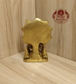 Buy Brass Dakshinamurthy Statue Online – Handcrafted 590g, 4.5" South Indian God Idol for Pooja & Home Decor