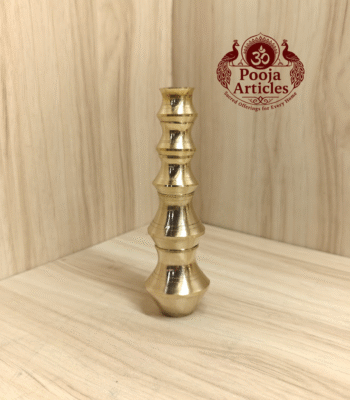 5 Pot Kubera Set – Size 1 (60g, 5.3 x 2 Inches) | Brass Kuber Pooja Set for Wealth & Divine Decor