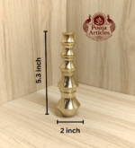 5 Pot Kubera Set – Size 1 (60g, 5.3 x 2 Inches) | Brass Kuber Pooja Set for Wealth & Divine Decor