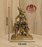 Buy Brass Varaha Lakshmi Idol – 650g, 5.4" Handcrafted Vishnu’s Boar Avatar Statue For Home Use & Return Gifts