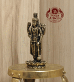 Buy Premium Brass Guruvayoorappan Idol Online – 100 g, 3" Handcrafted Krishna Idol for Spiritual Grace
