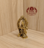 Buy Brass Thiruvachi Murugan Statue Online – 210g, 4 inch Handcrafted Kartikeya Idol for Pooja & Spiritual Decor