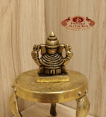 Buy Brass Dagdusheth Ganesh Statue – 150g, 2″ Handcrafted Lord Ganesha Idol