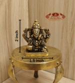 Buy Brass Dagdusheth Ganesh Statue – 150g, 2″ Handcrafted Lord Ganesha Idol