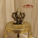 Buy Brass Dagdusheth Ganesh Statue – 150g, 2″ Handcrafted Lord Ganesha Idol