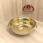 Brass Flower Pot Urli – Size 2 (80g, 12 cm ) | Authentic Handcrafted Decor for Pooja and Home