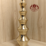 Brass Kubera Kudam Set of 5 – Size 5 (280g, 10 x 4 Inches) | Authentic Gubera Panai/Kalash/Matki Set for Divine Decor