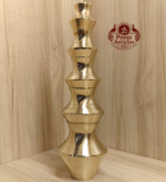 Brass Kubera Kudam Set of 5 – Size 5 (280g, 10 x 4 Inches) | Authentic Gubera Panai/Kalash/Matki Set for Divine Decor