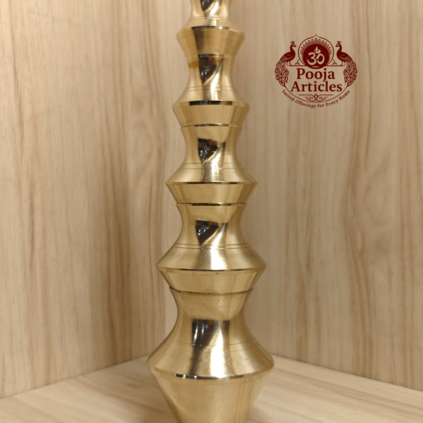 Brass Kubera Kudam Set of 5 – Size 5 (280g, 10 x 4 Inches) | Authentic Gubera Panai/Kalash/Matki Set for Divine Decor