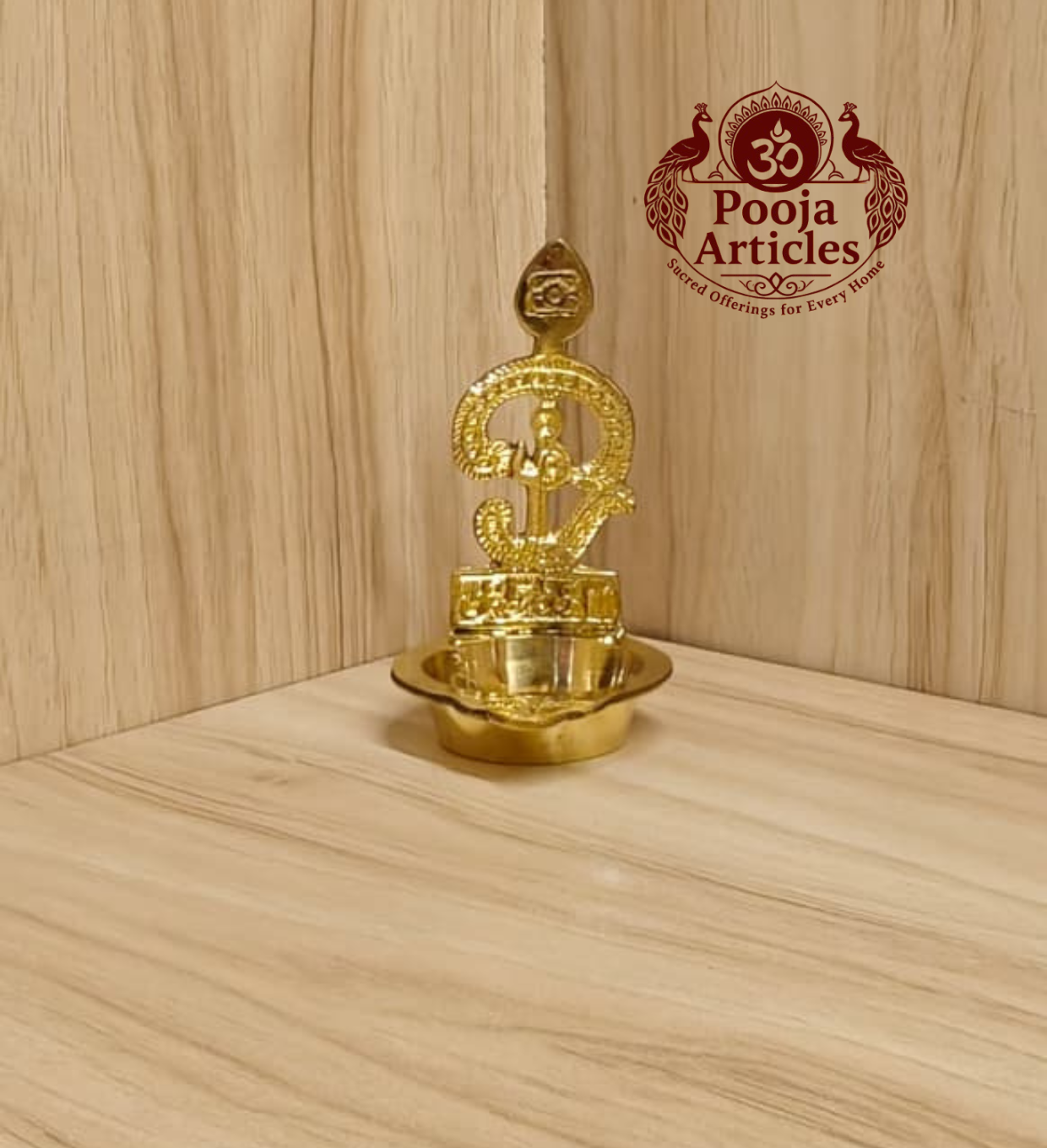 Brass Om Muruga Vilakku (100g, 3.8 x 2.5 x 3 Inches) – Mesmerizing Pure Brass Lamp for Pooja & Home Decor Brass Om Muruga Vilakku (100g, 3.8 x 2.5 x 3 Inches) – Mesmerizing Pure Brass Lamp for Pooja & Home Decor