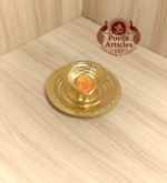 Buy Brass Agal Diya Vilakku Online for Pooja | 38g, 3.8"Pure Brass Agal Deepam for Divine Ambience