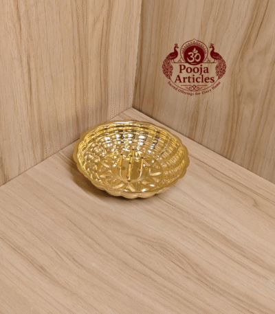 Buy Brass Agarbatti Stand Plate Online Size 2 – 70g, 5″ Divine Pooja Essentials for Home & Temple