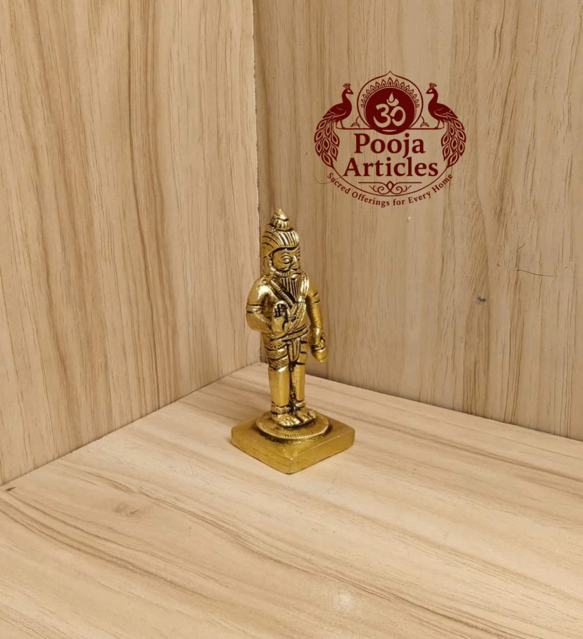 Buy Brass Agathiyar Statue | 140g, 3.2" Handcrafted Sage Idol for Pooja