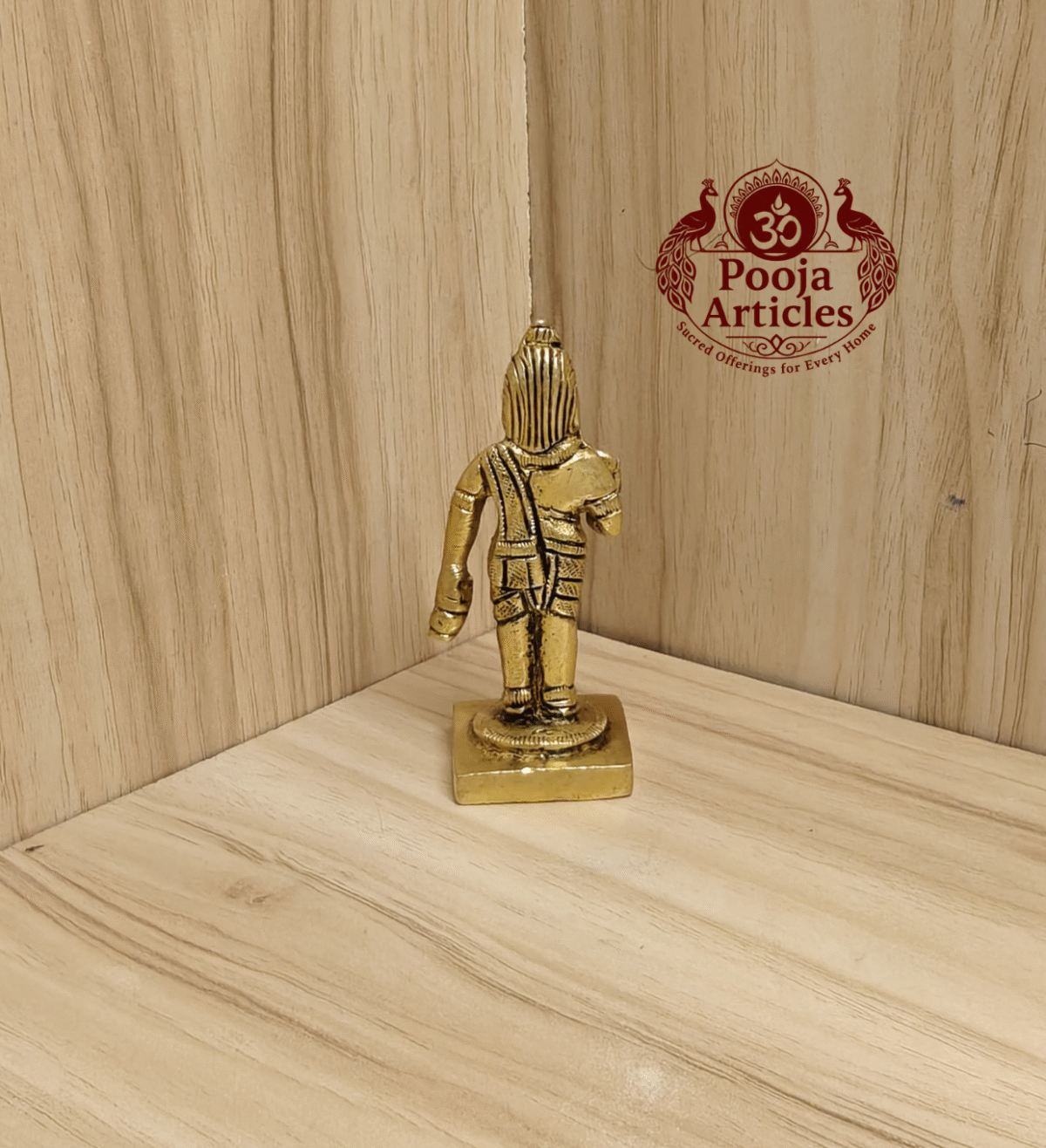 Buy Brass Agathiyar Statue | 140g, 3.2" Handcrafted Sage Idol for Pooja