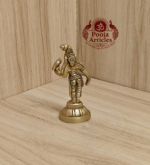 Buy Brass Andal Idol Online – Handcrafted 3 inch, 120g Thiruppavai Goddess Statue for Pooja, Home Temple & Divine Grace