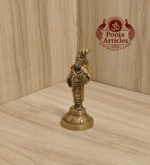 Buy Brass Andal Idol Online – Handcrafted 3 inch, 120g Thiruppavai Goddess Statue for Pooja, Home Temple & Divine Grace