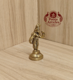 Buy Brass Andal Idol Online – Handcrafted 3 inch, 120g Thiruppavai Goddess Statue for Pooja, Home Temple & Divine Grace