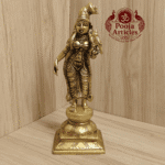 Buy Brass Andal Statue Online – Handcrafted 9.5”,1.570 Kgs Godha Devi Idol for Divine Décor