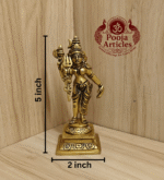 Buy Brass Ardhanarishvara Statue Online – 5 Inch, 440g Handcrafted Divine Idol