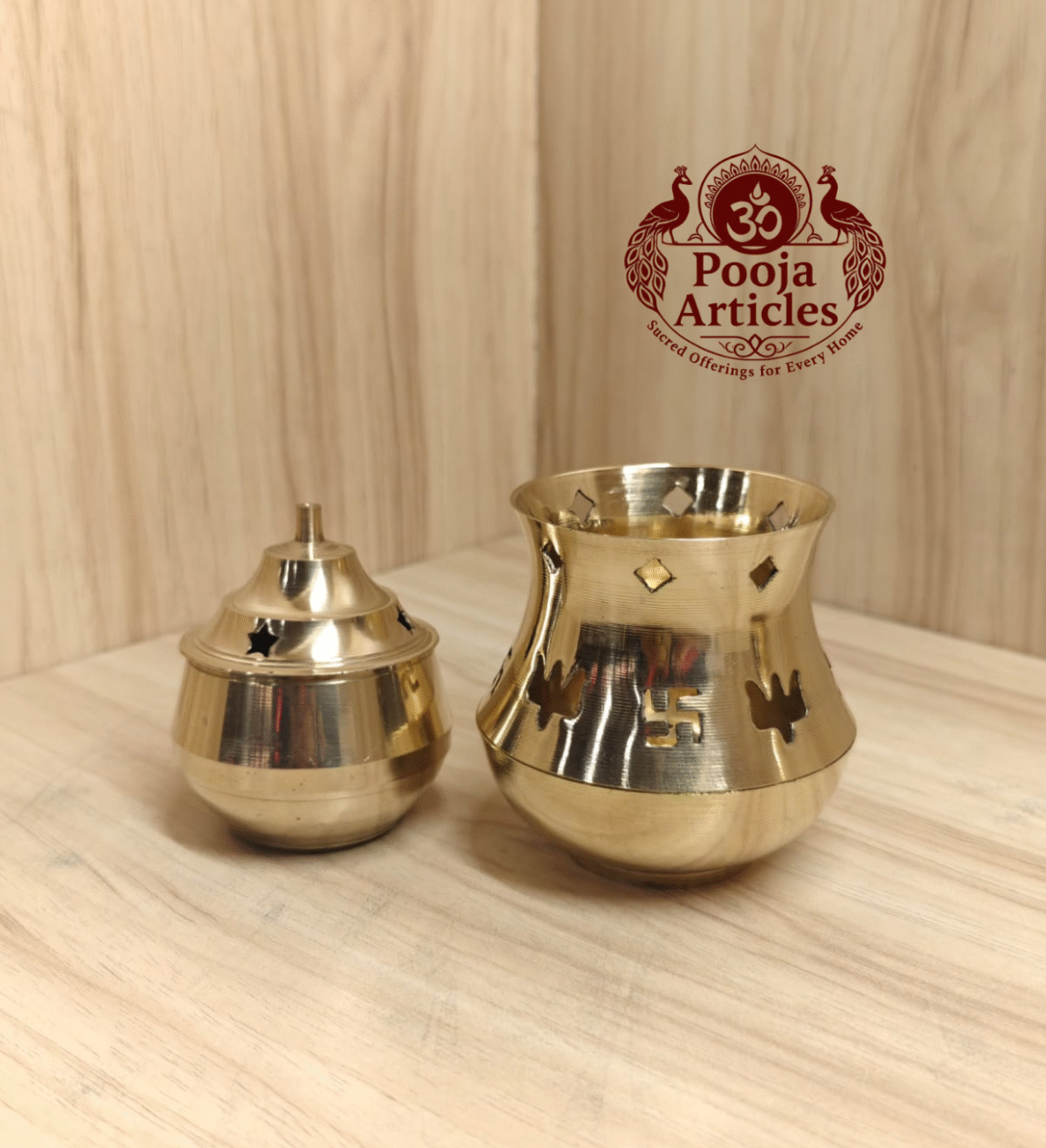 Buy Brass Aroma Incense Burner Camphor Lamp Online – Traditional Camphor Diya for Divine Aura (190g, 5 inch)