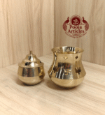 Buy Brass Aroma Incense Burner Camphor Lamp Online – Traditional Camphor Diya for Divine Aura (190g, 5 inch)