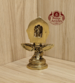 Buy Brass Balaji on garuda statue – 430g, 5" Handcrafted Tirupati Venkateshwara Idol