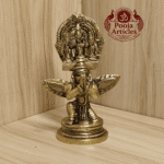 Buy Brass Balaji on garuda statue – 430g, 5" Handcrafted Tirupati Venkateshwara Idol