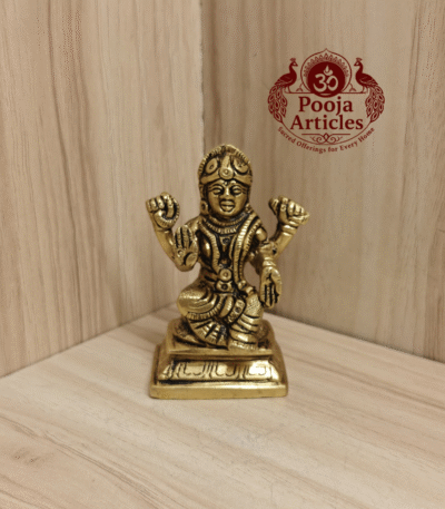 Buy Brass Balambigai Statue Online – 220g, 3" Handmade Goddess Idol for Pooja