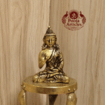 Buy Brass Buddha Idol 220g, 3.2"– Handcrafted Buddha Idol For Home & Puja Use