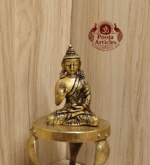 Buy Brass Buddha Idol 220g, 3.2"– Handcrafted Buddha Idol For Home & Puja Use