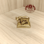 Buy Brass Cow And Calf Idol for Pooja – 100g, 1.5" | Sacred Symbol of Prosperity and Devotion