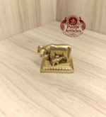 Buy Brass Cow And Calf Idol for Pooja – 100g, 1.5" | Sacred Symbol of Prosperity and Devotion