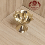Buy Brass Devdas Diya 75g, 2.6" – Handcrafted Divine Pooja Oil Lamp For Lighting & Puja