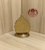 Buy Brass Gajalakshmi Vilakku – 290g, 3″ Handcrafted Divine Sacred Lamp for Pooja & Home Temple