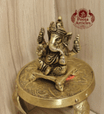 Buy Brass Ganesh Statue Online – 160g, 2.2" Divine Vinayagar Idol for Home & Office Décor