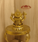 Buy Brass Ganesha Statue – 200g, 2.8″ Handcrafted Lord Ganesha Idol
