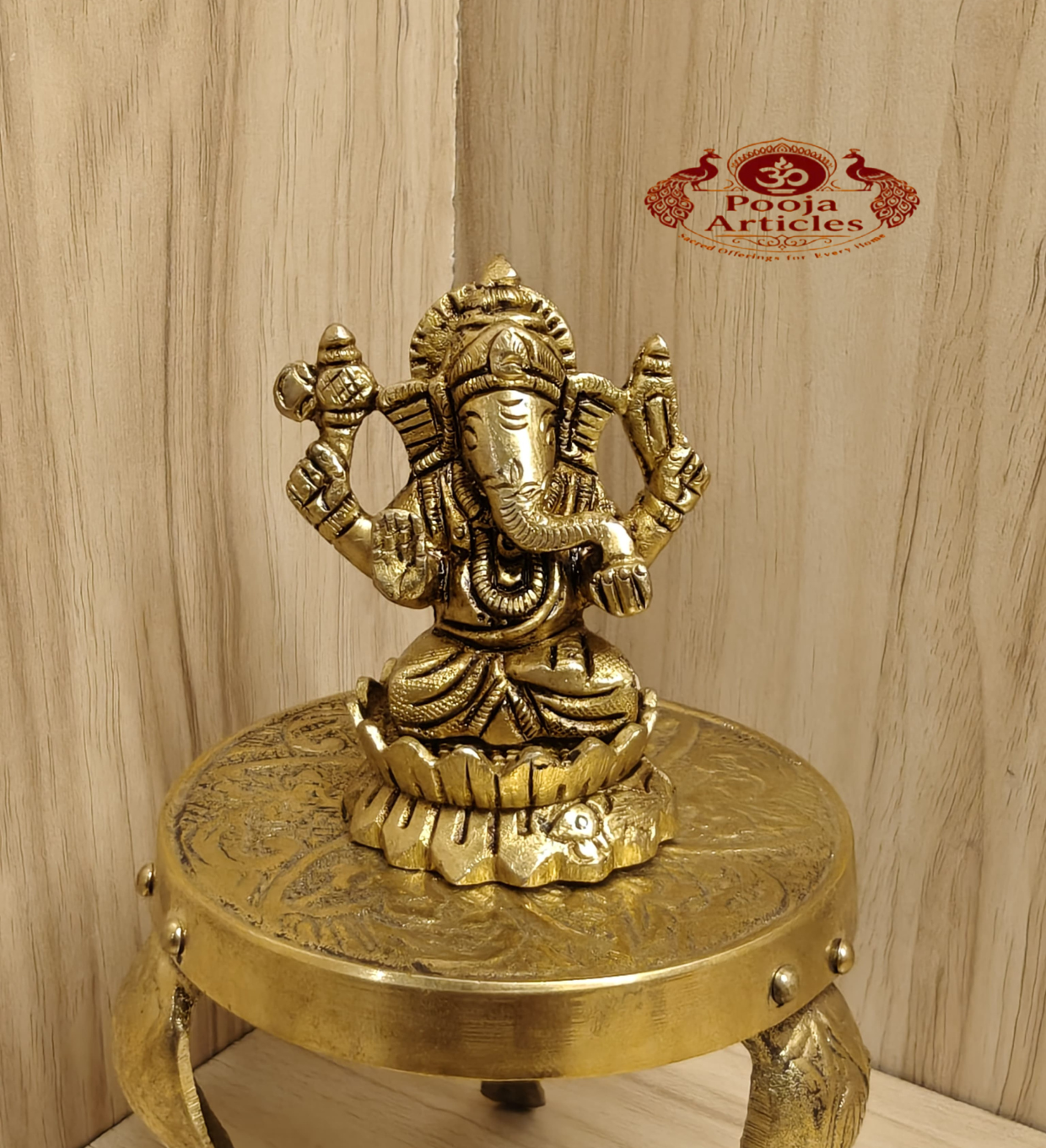 Buy Brass Ganesha Statue – 200g, 2.8″ Handcrafted Lord Ganesha Idol Buy Brass Ganesha Statue – 200g, 2.8″ Handcrafted Lord Ganesha Idol