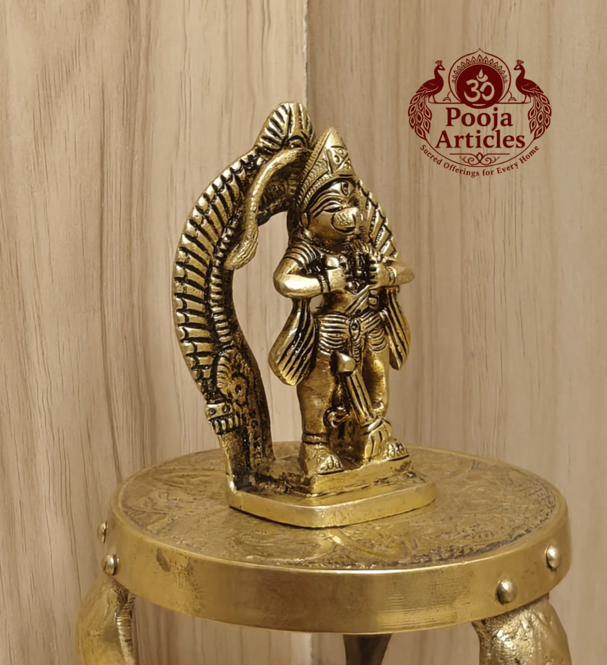 Buy Brass Hanuman Opening His Heart Figurine – 100g, 2.6" Handcrafted Devotional Idol For Home Use & Pooja Use
