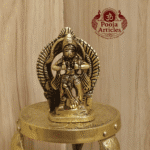 Buy Brass Hanuman Opening His Heart Figurine – 100g, 2.6" Handcrafted Devotional Idol For Home Use & Pooja Use