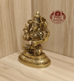 Buy Brass Kamakshi Amman Statue – 450g, 4″ Handcrafted Goddess Idol For Pooja & Home Use