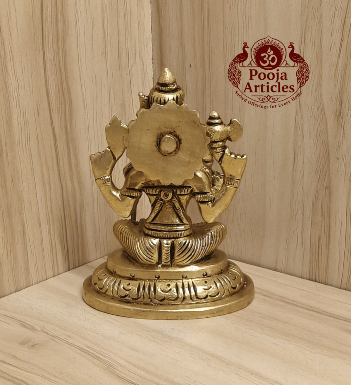 Buy Brass Kamakshi Amman Statue – 450g, 4″ Handcrafted Goddess Idol For Pooja & Home Use