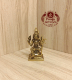 Buy Brass Kamatchi Amman Statue Online – 430g, 4" Handcrafted Divine Idol for Pooja | PoojaArticles.com