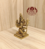 Buy Brass Kamatchi Amman Statue Online – 430g, 4" Handcrafted Divine Idol for Pooja | PoojaArticles.com