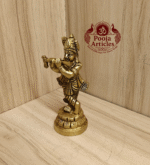 Buy Brass Krishnan Statue Online 200g, 3.5" – Traditional Krishna Idol for Pooja and Home Decor