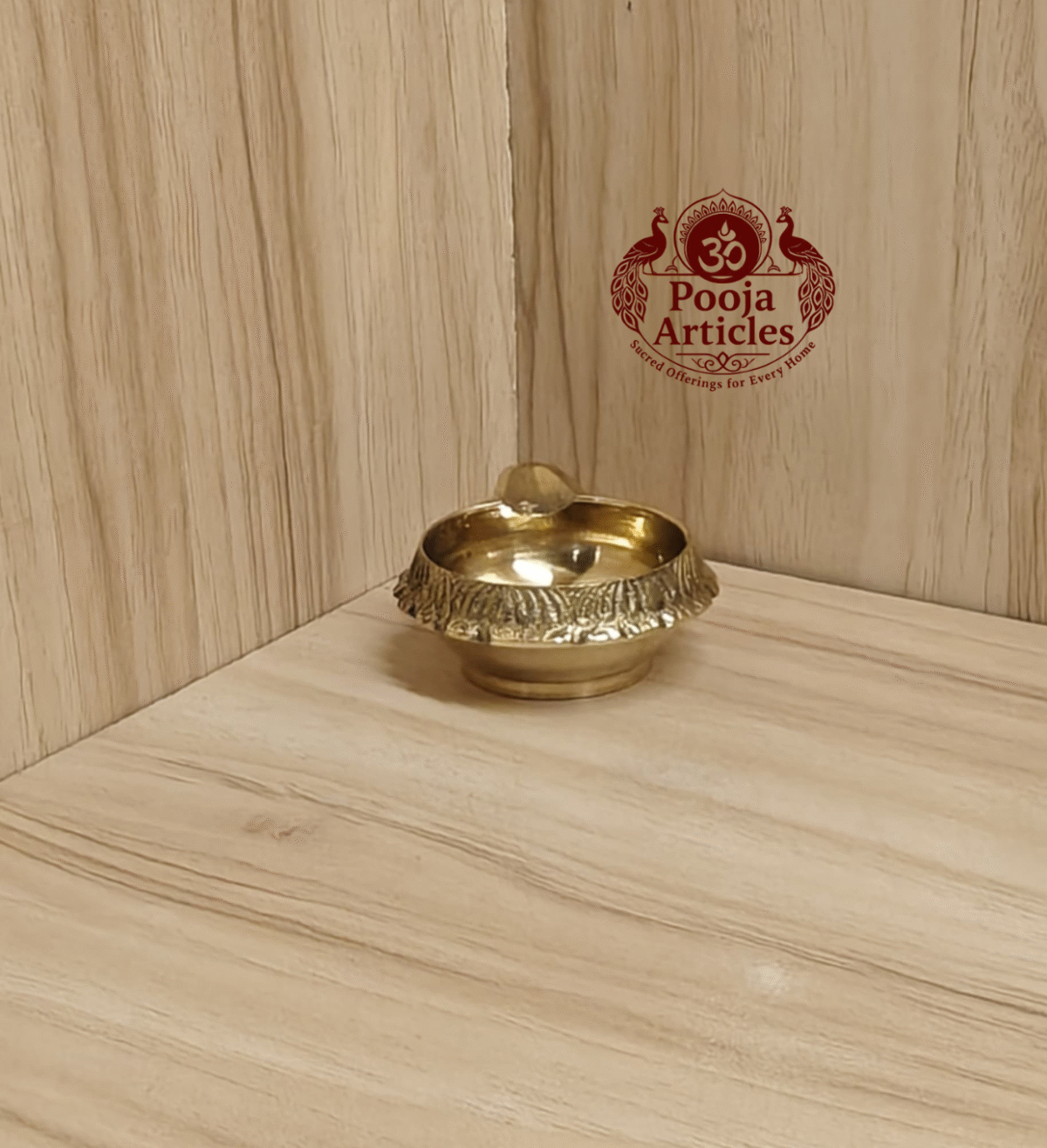 Buy Brass Kuber Diya 50g, 2.2" – Handcrafted Prosperity Oil Lamp For Puja Use & Lighting