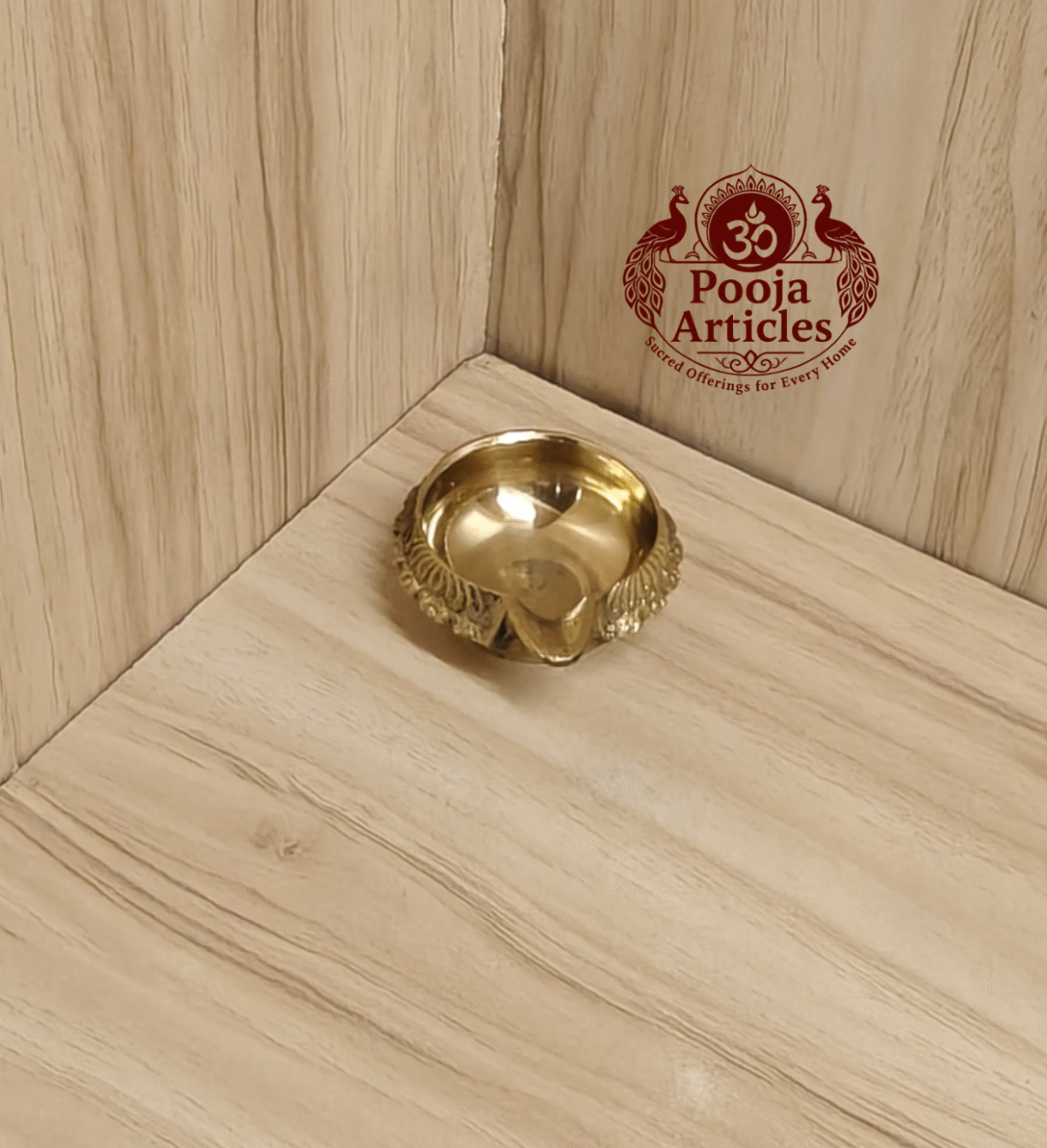 Buy Brass Kuber Diya 50g, 2.2" – Handcrafted Prosperity Oil Lamp For Puja Use & Lighting