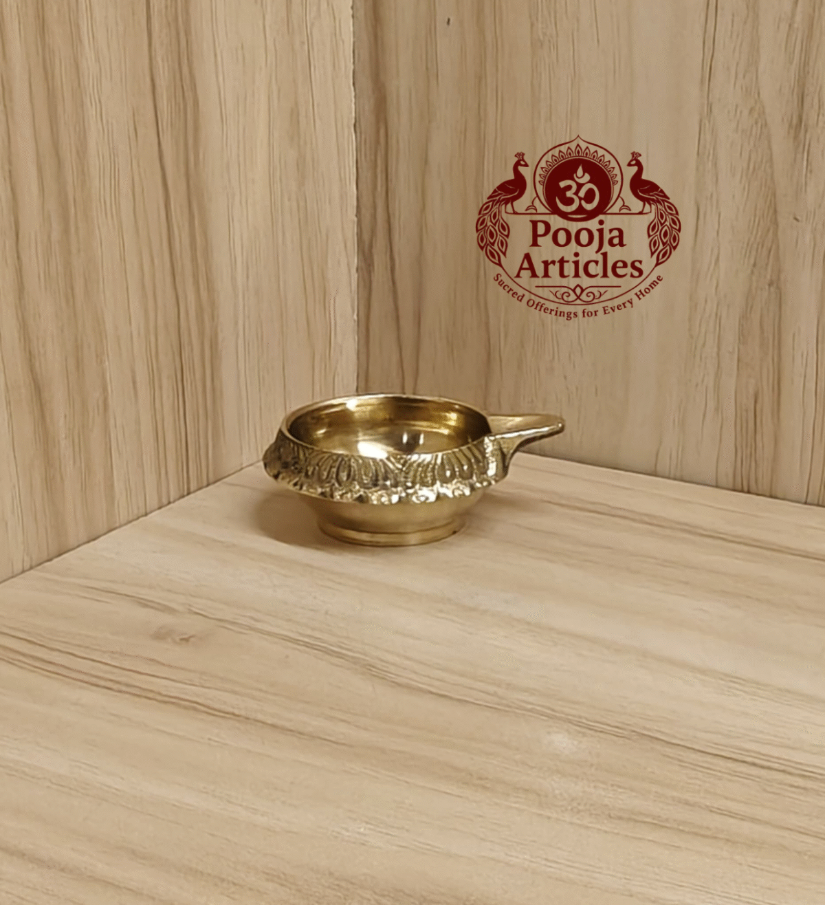 Buy Brass Kuber Diya 50g, 2.2" – Handcrafted Prosperity Oil Lamp For Puja Use & Lighting