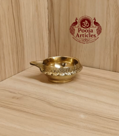 Buy Brass Kuber Diya 50g, 2.2" – Handcrafted Prosperity Oil Lamp For Puja Use & Lighting